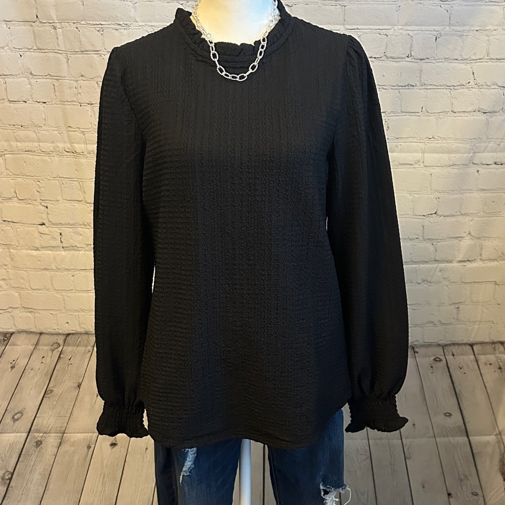 Elegant Black Women's Top